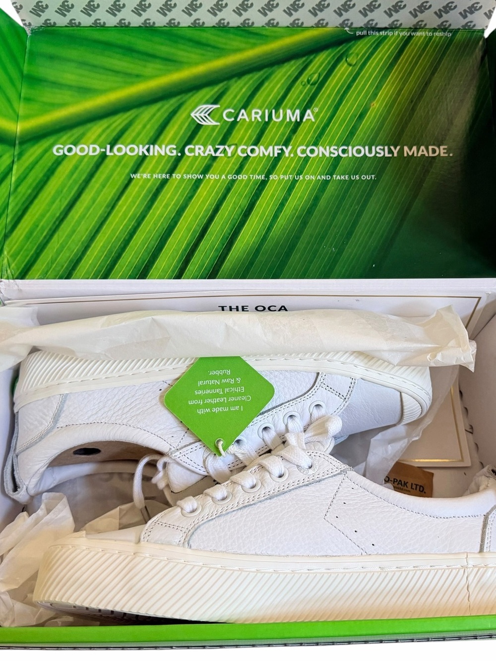 🤍👟 NIB Cariuma OCA Low Premium Leather Sneakers